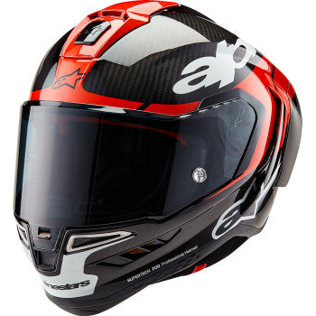 Supertech R10 Helmet - Element - Carbon/Red/White