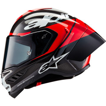 Supertech R10 Helmet - Element - Carbon/Red/White