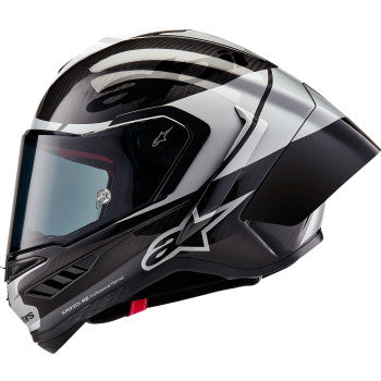 Supertech R10 Helmet - Element - Carbon/Silver/Black