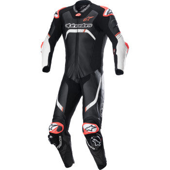 GP Tech v4 Leather Suit - Black/White