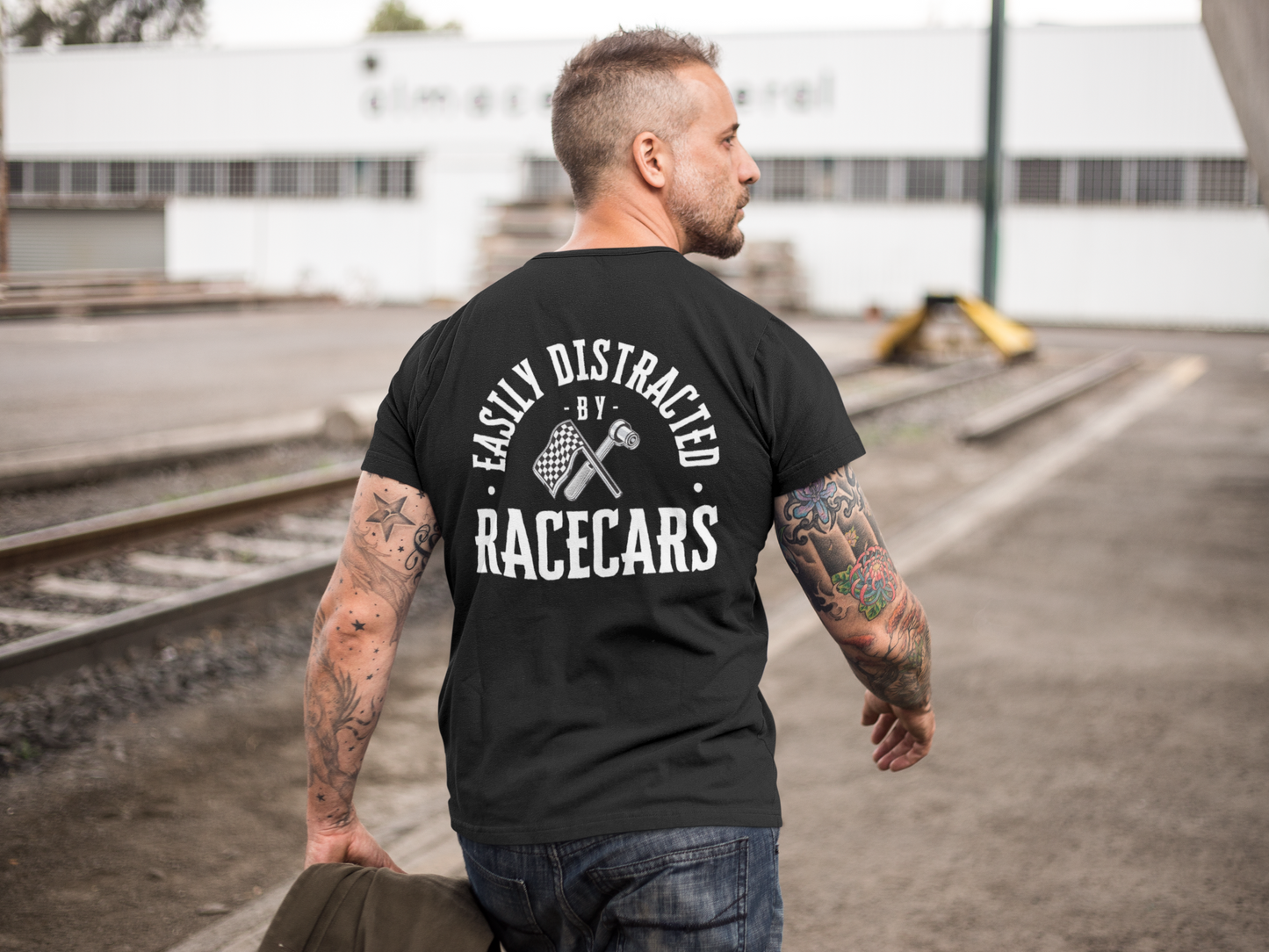 Easily Distracted by Racecars Tshirt