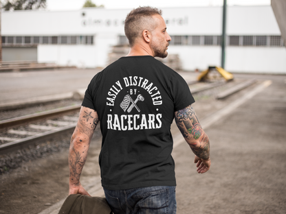 Easily Distracted by Racecars Tshirt