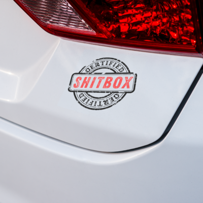 Certified Shitbox Sticker